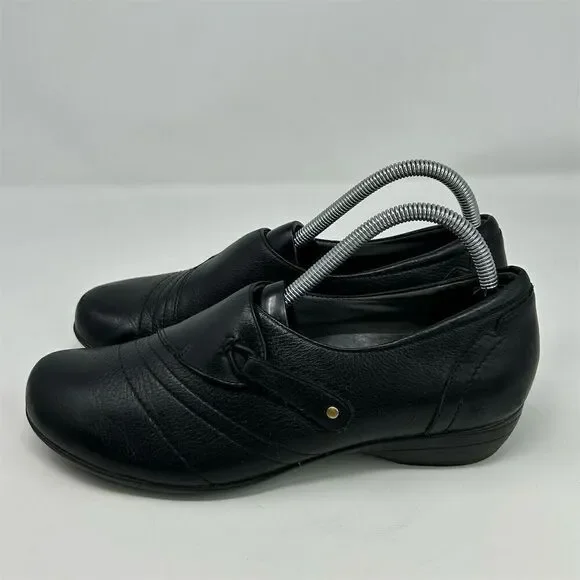 Dansko Franny Women's Black Leather Loafers Size 40 (US 9.5-10) Casual Shoes - Picture 6 of 10
